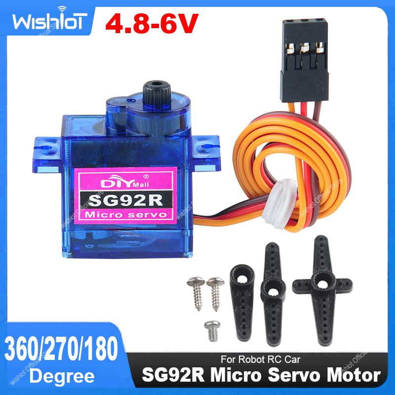 Micro Servo - Micro servomotore SG92R 4.8-6V 360/270/180 gradi