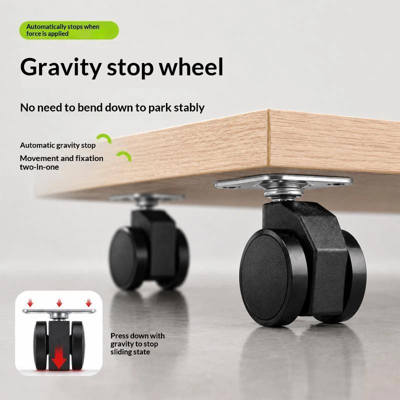 Caster Wheel - Ruote girevoli con blocco automatico a