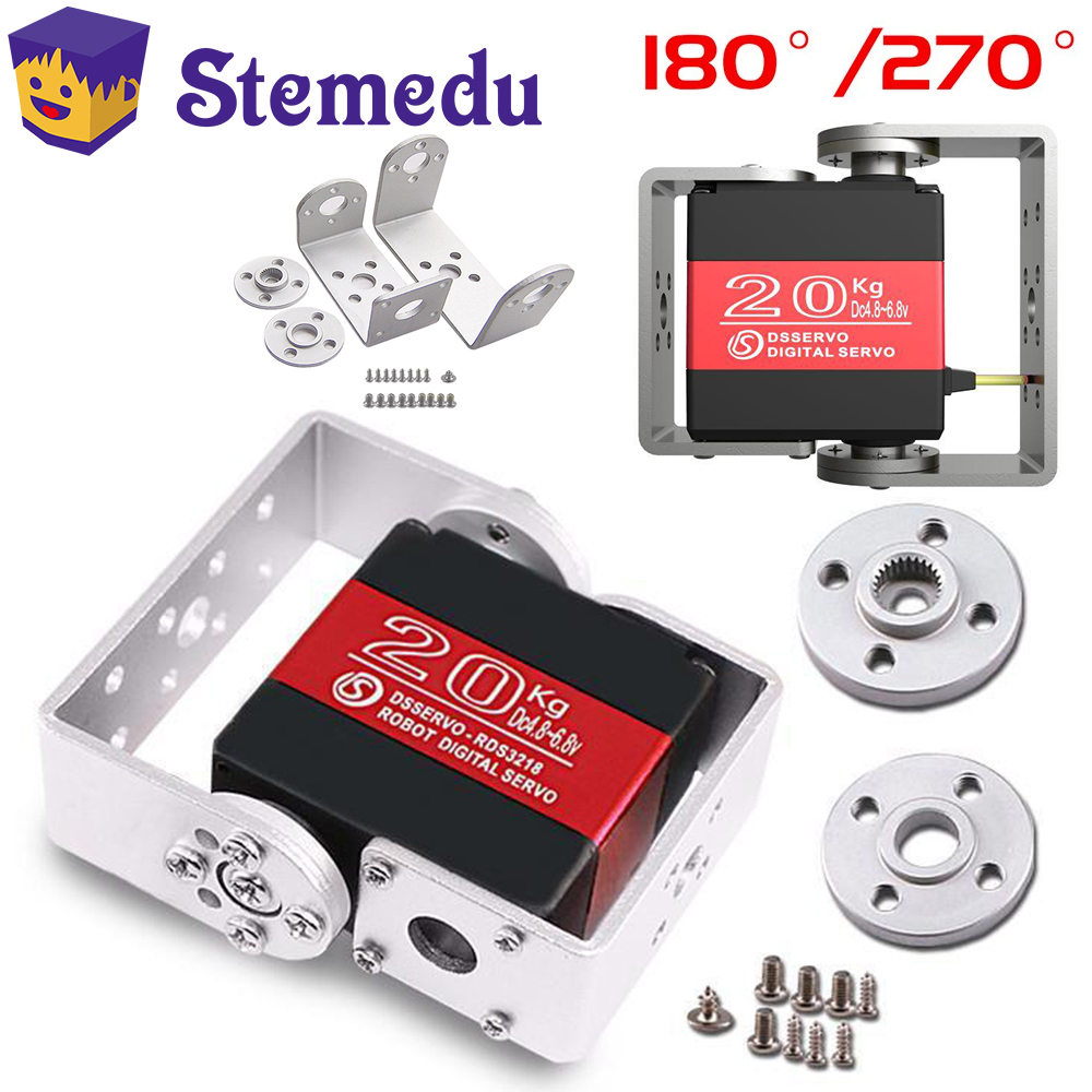 Servo Bracket - RDS3218 20KG 180/270 gradi Dual Shaft