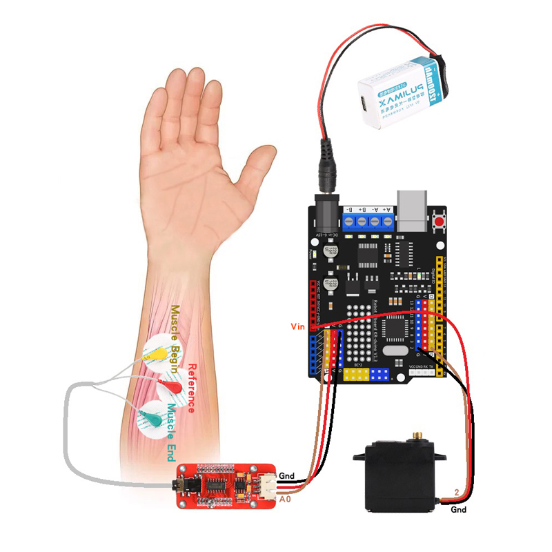 Braccio robotico con sensore E - Arduino Robot recensione e prezzo