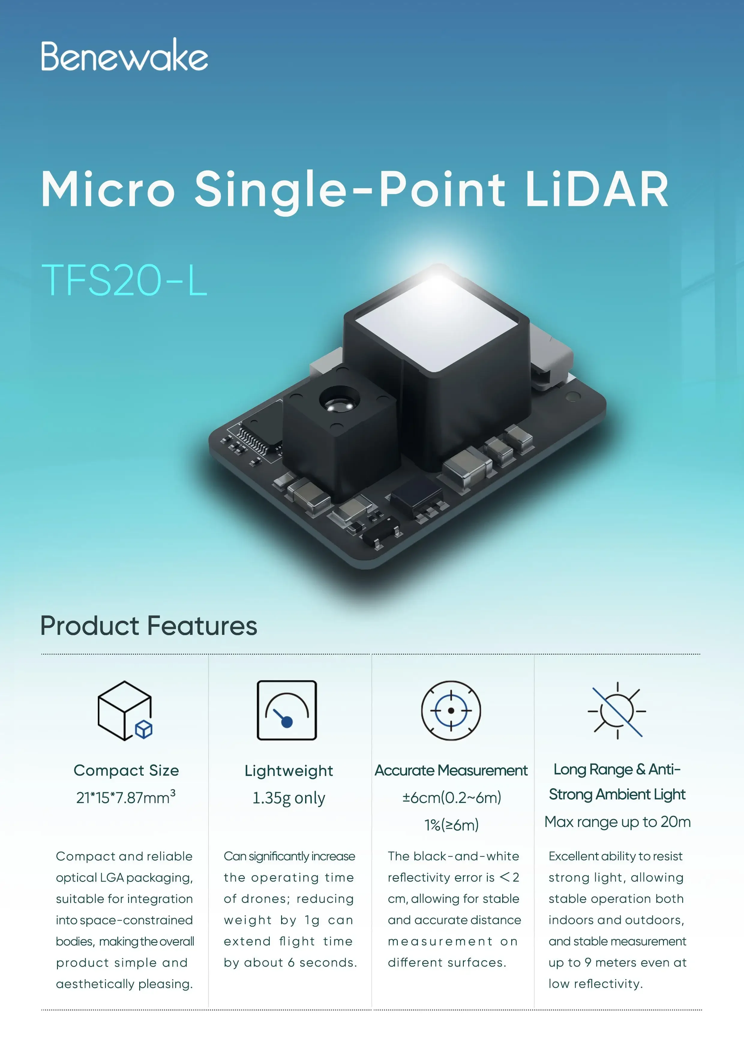 Modulo Sensore LiDAR Benewake  - Arduino Robot recensione e prezzo