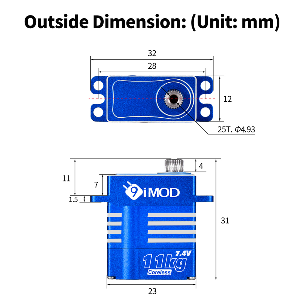 9IMOD Micro Servo Digitale 11K - Micro Servo recensione e prezzo