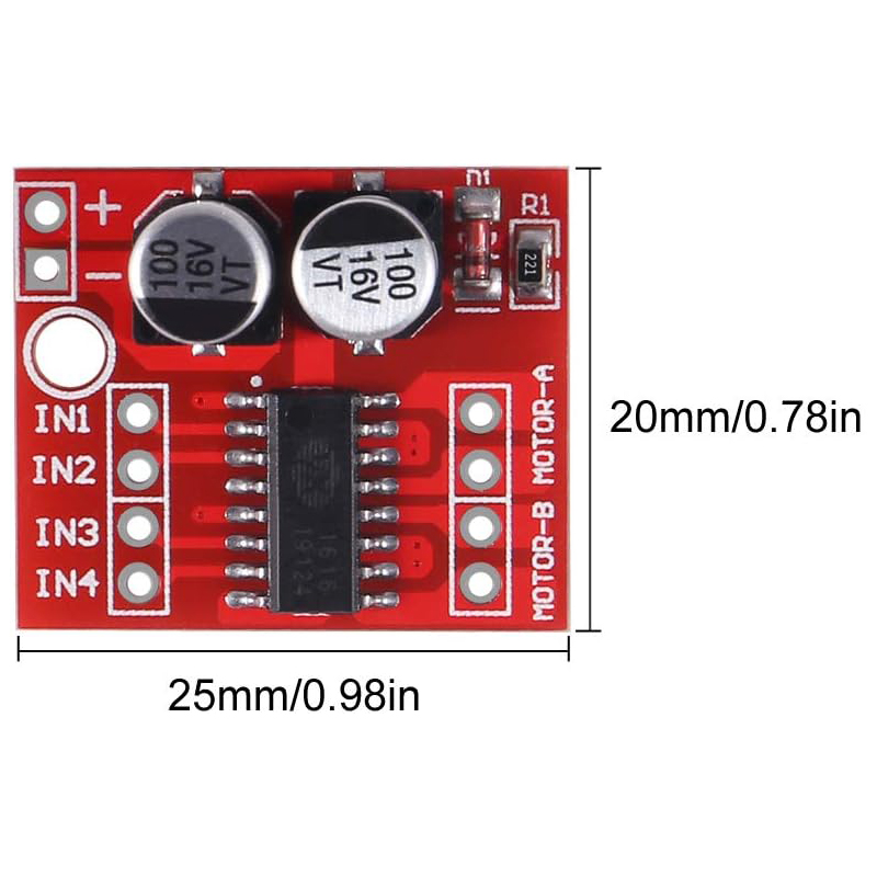 10PCS L298N Mini Modulo Driver - L298N Module recensione e prezzo