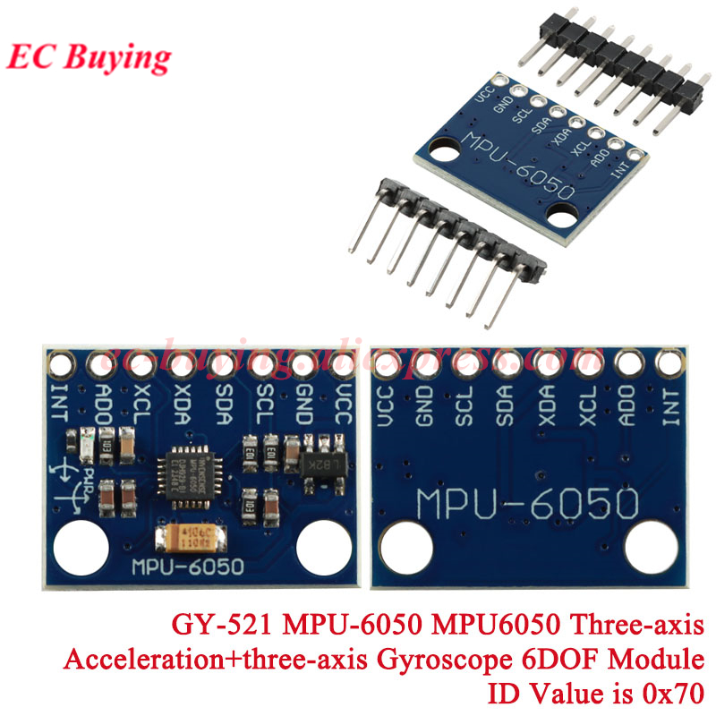1-10 pezzi GY-521 MPU-6050 MPU - Accelerometer Mpu6050 recensione e prezzo