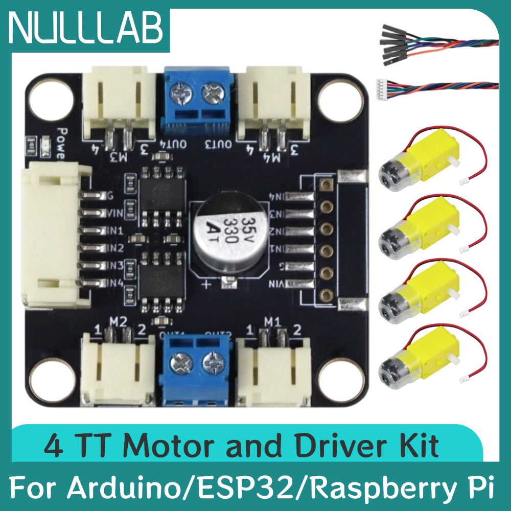 Kit 4 Motori TT e Driver, Sost - Motor Driver L298N recensione e prezzo
