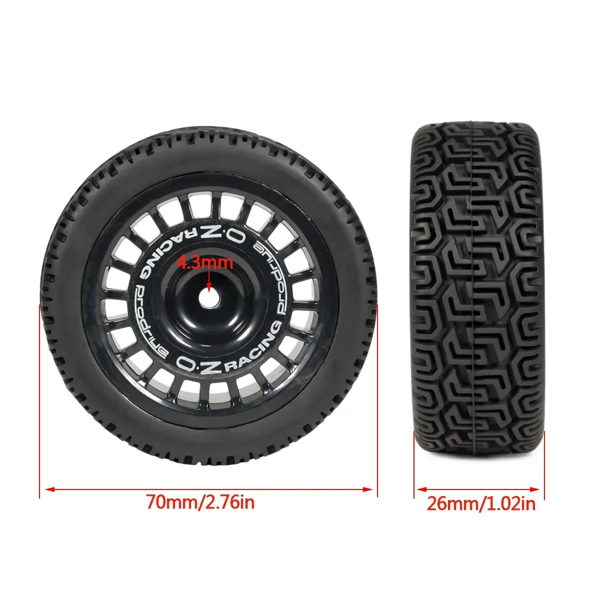 CARJPMX 12mm Pneumatico In Gom - Robot Wheel recensione e prezzo