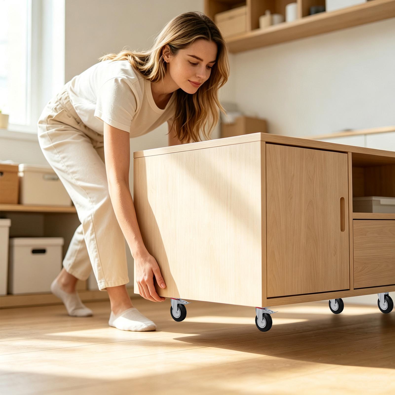 Rotelle per mobili, 4 pezzi, r - Caster Wheel recensione e prezzo