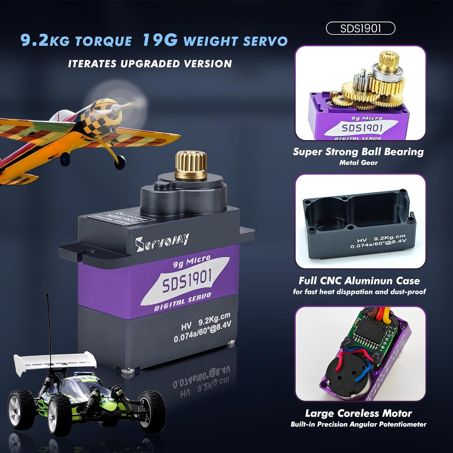 SERVOMY-SDS1901 Digitale 9G Mi - Arduino Robot recensione e prezzo