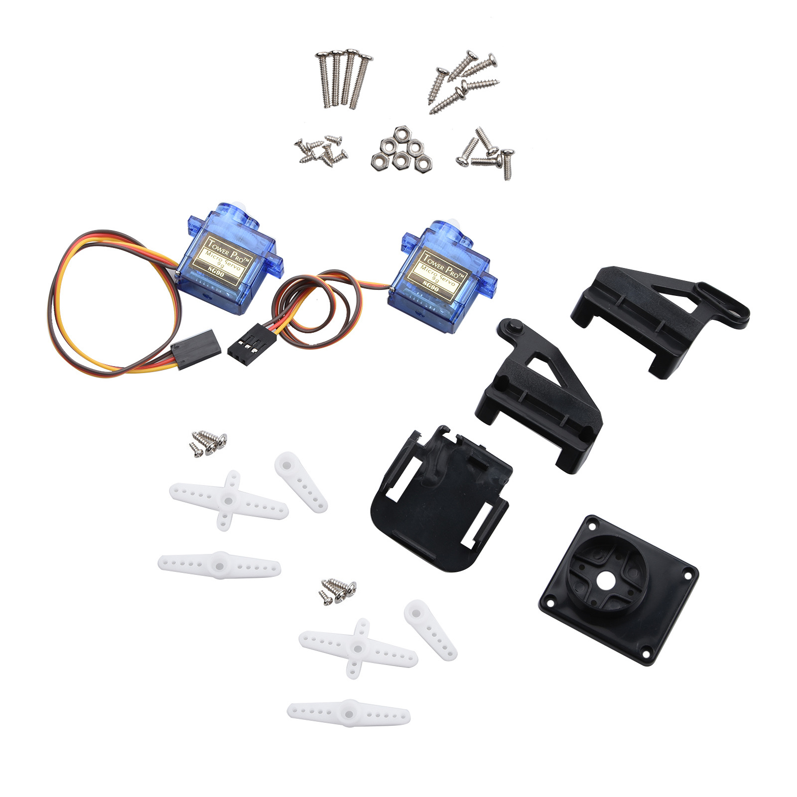 Piattaforma Gimbal in Nylon a  - Servo Kit recensione e prezzo