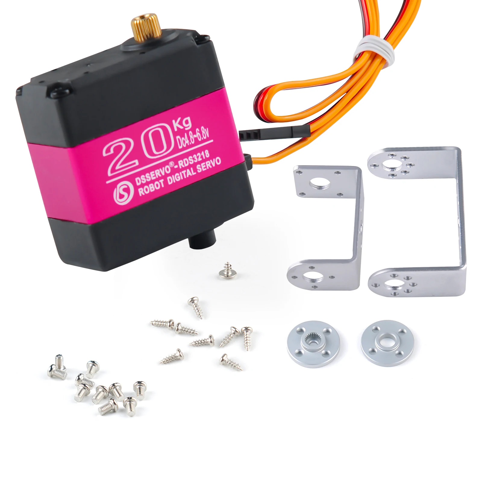 RDS3218 20KG 180/270 gradi Dua - Servo Bracket recensione e prezzo